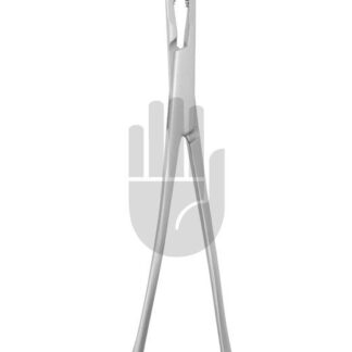 HB4025-03  ~ Hendren Gefäßklemme, Cooley Zahnung, 17,5cm ~