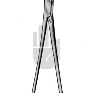 HB4061-01  ~ Price-Thomas Bronchusklemme, mit Stiften im Maul, 22cm ~