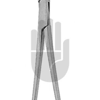 HB4063  ~ Fionchetto Bronchusklemme, gebogen, 24,5cm ~