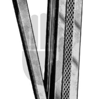 HB4415-05  ~ De Martel-Wolfson Darm- atraumatisch, gebogen, 30cm ~