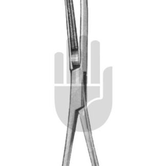 HB4431-23  ~ Doyen Darmklemme, atraum., gebogen, 23cm ~