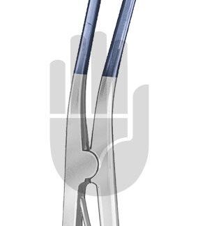 HB4877L  ~ Kogan Endospekula, mit Sperre, 3x23mm, 28cm, isoliert für Elektrochirurgie ~