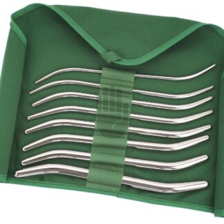 HB4916-00  ~ Pratt Uterusdilatatoren, Set 8 Stück mit Segeltuchtasche ~
