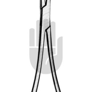 HB4975  ~ Museux Hakenzange, seitwärts gebogen, 10mm, 24cm ~