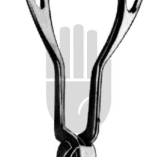 HB5321  ~ Simpson-Braun Geburtszange, 36cm ~