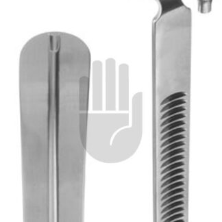 HB5844  ~ Davis-Boyle Zungenspatel allein, Fig.4, 25x93mm mit Insufflationsrohr ~