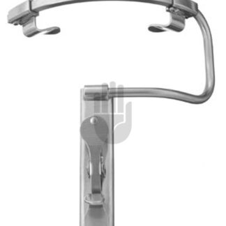 HB5876  ~ Davis-Meyer Mundsperrer, Griff allein links offen, verschiebbare Zahnhaken ~