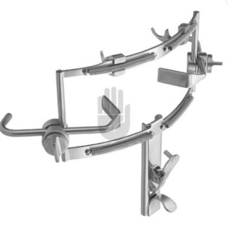 HB5877  ~ Mundsperrer Dingmann komplett mit drei auswechselbaren Zungenspateln Fig.1-Fig.3 ~