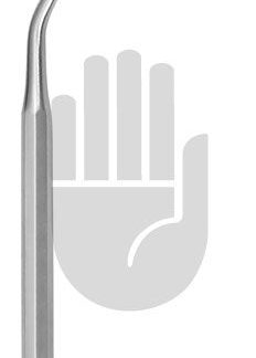 HB6262-10  ~ Barbara-Rosen Haken, gebogen, 25  , 1mm, 15,5cm ~