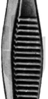 HB7029  ~ Hess Irispinzette, 1x2 Zähne, 7cm ~