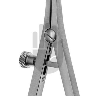 HB7372G2  ~ Castroviejo Zirkel, 9cm, 40mm 30  abgewinkelt nur zu Vergleichsmessungen ~