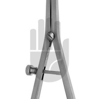 HB7373G  ~ Castroviejo Zirkel, 17cm, 40mm gebogen nur zu Vergleichsmessungen ~