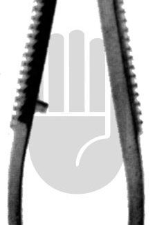 HB7385  ~ Troutman Mikro-Hornhautschere, links, 10cm ~