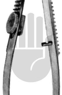 HB7391  ~ Katzin Hornhautschere, mit Sperre, links, 10cm ~