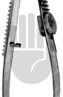 HB7392  ~ Katzin Hornhautschere, mit Sperre, rechts, 10cm ~