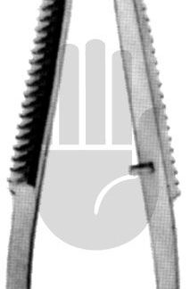 HB7395  ~ Castroviejo Hornhautschere, seitwärts abgewinkelt, 9cm ~