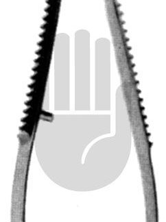 HB7413  ~ Castroviejo Hornhautschere, gebogen, 9cm ~