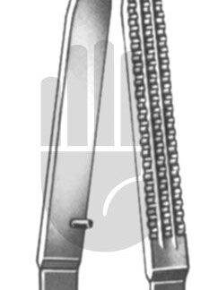 HB7440-04  ~ Mikro-Schere, gebogen, 12cm ~