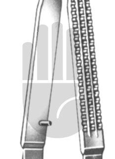 HB7440-05  ~ Mikro-Schere, aufgewinkelt, 12cm ~