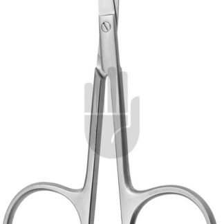 HB7482-02  ~ Irisschere, mit großen Ringen, gebogen, 10cm ~