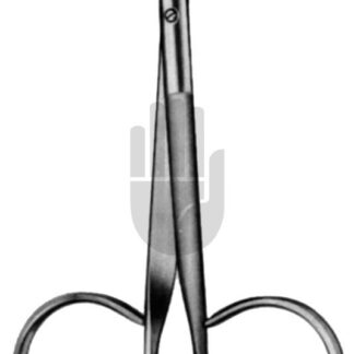 HB7502  ~ Ribbon Type Irisschere, gebogen, Fig.1, 9cm ~