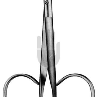 HB7505  ~ Ribbon Type Irisschere, gebogen, Fig.2, 9,5cm ~