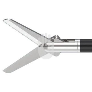 HF9971-05  ~ Hi-Class-Med - ENDOSCOPY    Monopolares Instrument,   5 mm, Arbeitslänge 330 mm, Endo-Schere, „Supercut“, fein gezahnt, doppelbeweglich ~