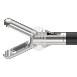 HF9971-26  ~ Hi-Class-Med - ENDOSCOPY    Monopolares Instrument,   5 mm, Arbeitslänge 450 mm, Fasszange mit großem Reservoir, doppelbeweglich ~
