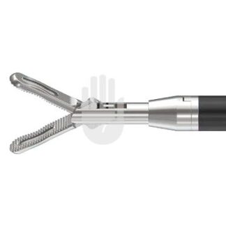 HF9971-31  ~ Hi-Class-Med - ENDOSCOPY    Monopolares Instrument,   5 mm, Arbeitslänge 330 mm, Dissektions-Fasszange schmal, gefenstert, doppelbeweglich ~