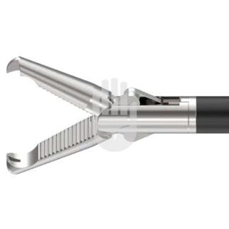 HF9971-48  ~ Hi-Class-Med - ENDOSCOPY    Monopolares Instrument,   5 mm, Arbeitslänge 450 mm, Fasszange mit Mauszahn, doppelbeweglich ~