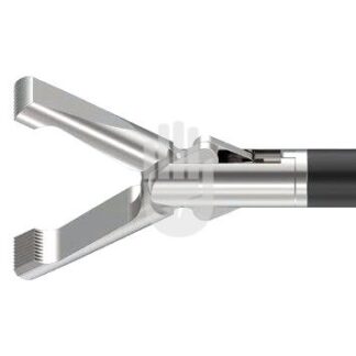 HF9971-49  ~ Hi-Class-Med - ENDOSCOPY    Monopolares Instrument,   5 mm, Arbeitslänge 330 mm, Fasszange distal mit Zahnreihe, doppelbeweglich ~