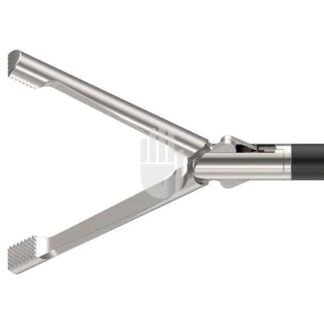 HF9971-67  ~ Hi-Class-Med - ENDOSCOPY    Monopolares Instrument,   5 mm, Arbeitslänge 330 mm, Fasszange mit feiner Kreuzverzahnung, doppelbeweglich ~