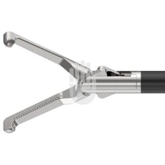 HF9971-77  ~ Hi-Class-Med - ENDOSCOPY    Monopolares Instrument,   5 mm, Arbeitslänge 330 mm, MIXTER Fasszange, 90  gewinkelt, doppelbeweglich ~