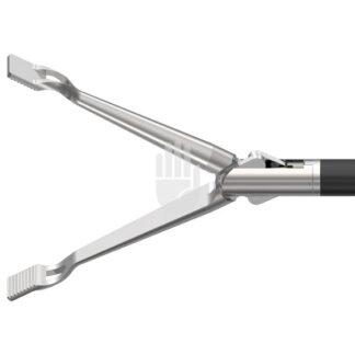 HF9972-23  ~ Hi-Class-Med - ENDOSCOPY    Monopolares Instrument,   5 mm, Arbeitslänge 330 mm, BABCOCK Fasszange, „Paddel“, doppelbeweglich ~