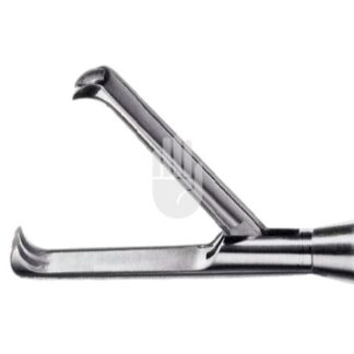 HF9972-51  ~ Hi-Class-Med - ENDOSCOPY    Monopolares Instrument,   10 mm, Arbeitslänge 330 mm, Krallengreifzange, 2+3 Zähne, einfachbeweglich ~