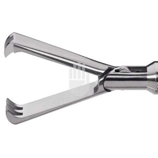 HF9972-54  ~ Hi-Class-Med - ENDOSCOPY    Monopolares Instrument,   10 mm, Arbeitslänge 450 mm, Krallengreifzange, 2+3 Zähne, doppelbeweglich ~