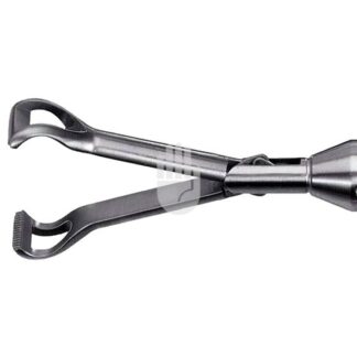HF9972-74  ~ Hi-Class-Med - ENDOSCOPY    Monopolares Instrument,   10 mm, Arbeitslänge 450 mm, BABCOCK Klemme, gefenstert, doppelbeweglich ~