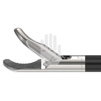 HL2801-05  ~ Hi-Class-Med - ENDOSCOPY    Nadelhalter,   5 mm, Arbeitslänge 330 mm, Rechts gebogen mit Hartmetalleinlagen, kreuzverzahnt, einfachbeweglich ~