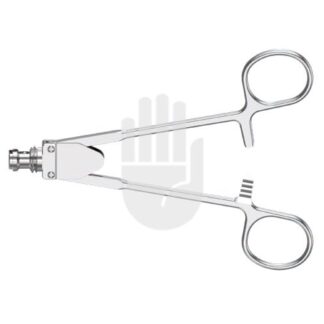 HL2803-00  ~ Hi-Class-Med - ENDOSCOPY    Nadelhalter Handgriff, mit Ringen und Sperre ~