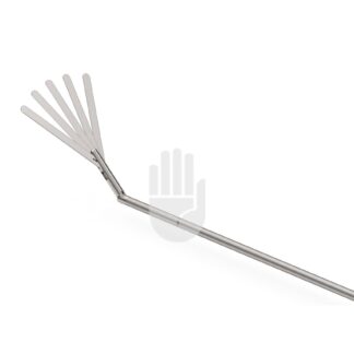 HL2807-45  ~ Hi-Class-Med - ENDOSCOPY    Fächerretraktor,   5 mm, Arbeitslänge 450 mm, 5 Finger, 42 mm Spreizung, aufschwenkbar 45  ~