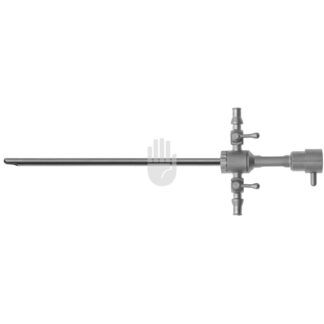HL3803-10  ~ Hi-Class-Med - ENDOSCOPY    Arthroskopieaußenschaft,   4 mm, Arbeitslänge 110 mm, 0 , 70 , 2 drehbare Absperrhähne ~