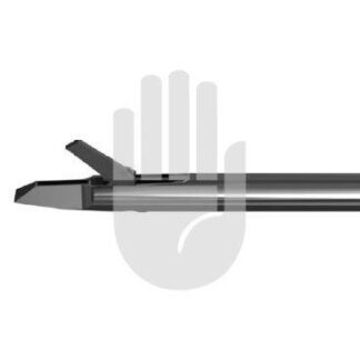 HL3822-23  ~ Hi-Class-Med - ENDOSCOPY    Arthroskopiestanze, mit Luer Lock, Scheren-Stanze, Arbeitslänge 120 mm, nach links gebogen ~