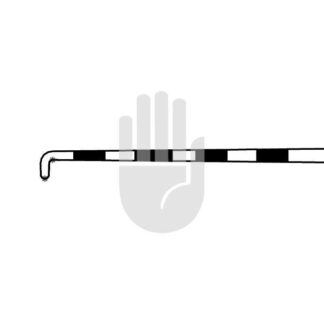 HL3850-03  ~ Hi-Class-Med - ENDOSCOPY    Hakensonde, graduiert, 3 mm, Arbeitslänge 114 mm, mit Dreieck Griff ~