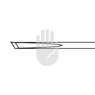 HL3850-10  ~ Hi-Class-Med - ENDOSCOPY    Bajonettmesser, 3 mm, Arbeitslänge 114 mm, mit Dreieck Griff ~