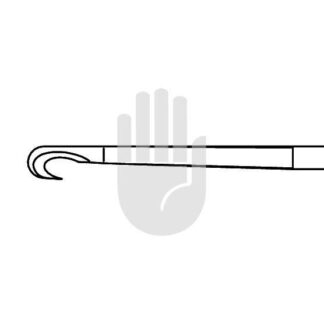 HL3850-11  ~ Hi-Class-Med - ENDOSCOPY    Hakenmesser, 3 mm, Arbeitslänge 114 mm, mit Dreieck Griff ~