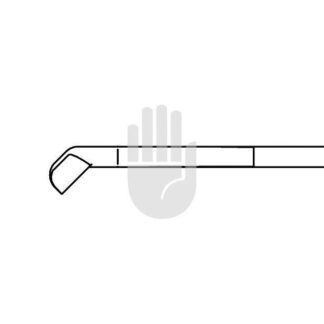 HL3850-12  ~ Hi-Class-Med - ENDOSCOPY    Messer, rückwärtsschneidend, 5 mm, Arbeitslänge 114 mm, mit Dreieck Griff ~