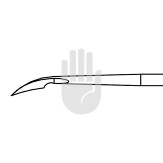 HL3850-16  ~ Hi-Class-Med - ENDOSCOPY    Sichelmesser, Arbeitslänge 114 mm, mit Dreieck Griff ~