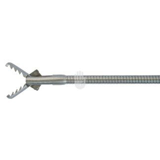 HL4832-02  ~ Hi-Class-Med - ENDOSCOPY    Flexible Instrumente,   2,3 mm, 7 FR, Arbeitslänge 400 mm, Fremdkörperzange, doppelbeweglich ~