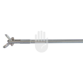 HL5872-02  ~ Hi-Class-Med - ENDOSCOPY    Halbstarre Hysteroskopie-Instrumente,   2,3 mm, 7 FR, Arbeitslänge 400 mm, Biopsiezangen, doppelbeweglich ~