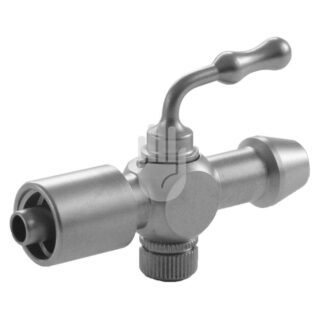 HL9530-60  ~ Hi-Class-Med - ENDOSCOPY    Einweghahn, Luer Lock männlich, Schlauchanschluss    8 mm ~